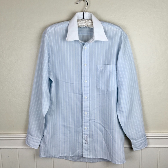 Dior Other - Men's DIOR Blue Stripe Button Up Shirt 15 32–33